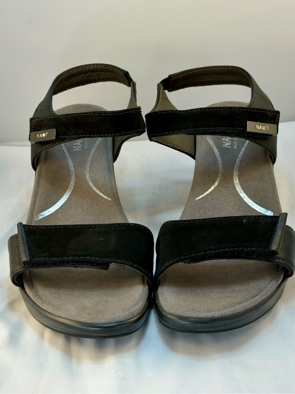 Naot Black Women's Adjustable Strap Sandals